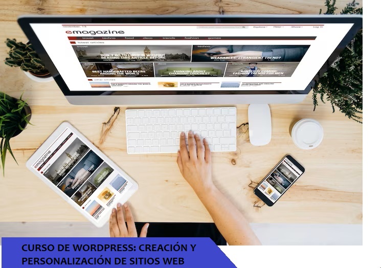 Curso de Wordpress: creación y personalización de sitios web Curso de Wordpress: creación y personalización de sitios web